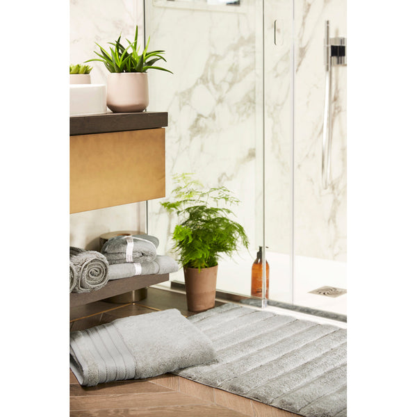 Hug Rug Bamboo Stripe Grey Bathmat