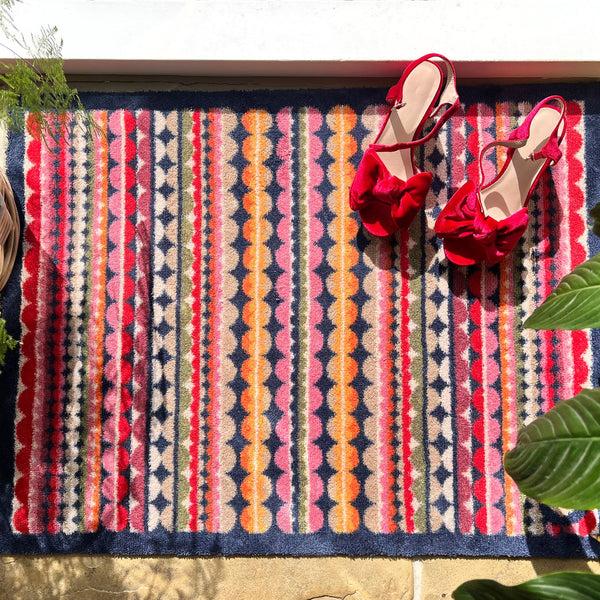 Hug Rug Beady Stripe Charity Doormat