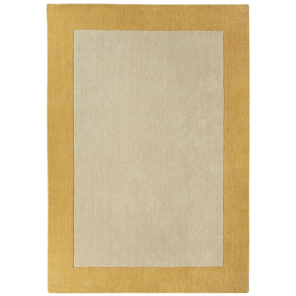 hug rug Borders Wool Rug Ochre