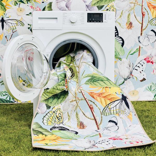 Hug Rug Butterfly Blooms Eco-Washable Rug