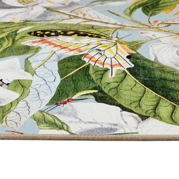 Hug Rug Butterfly Blooms Eco-Washable Rug