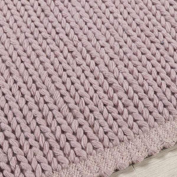 Hug Rug Cable Rug New Blush