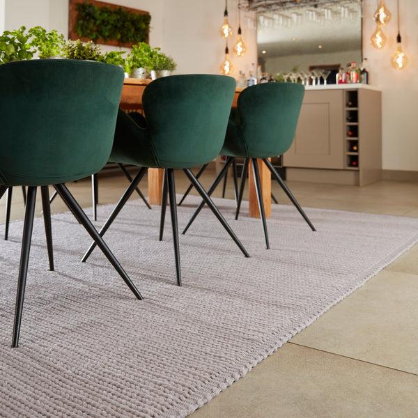 Hug Rug Cable Rug Warm Grey