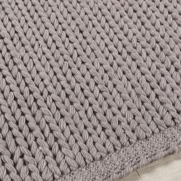 Hug Rug Cable Rug Warm Grey