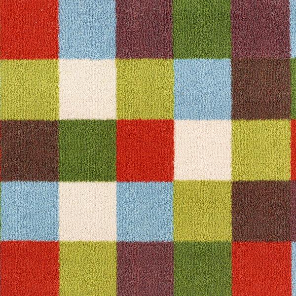 Hug Rug Check 10 Multi Washable Doormat
