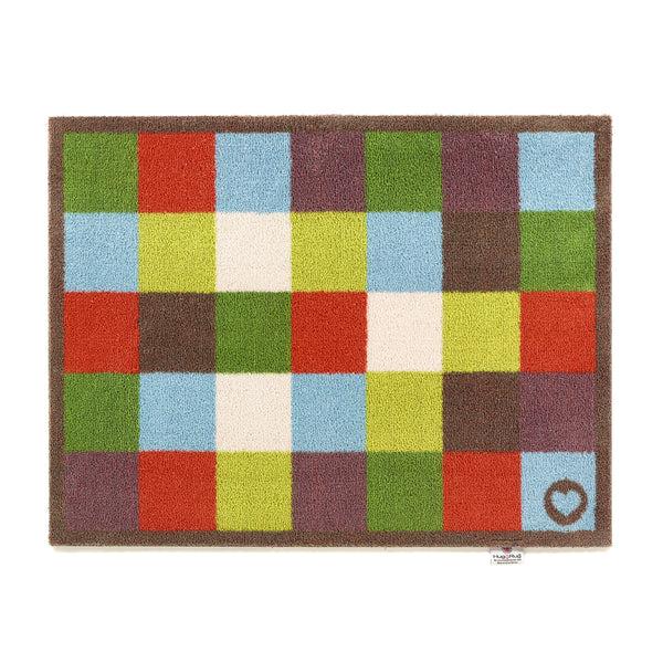 hug rug Check 10 Multi Washable Doormat