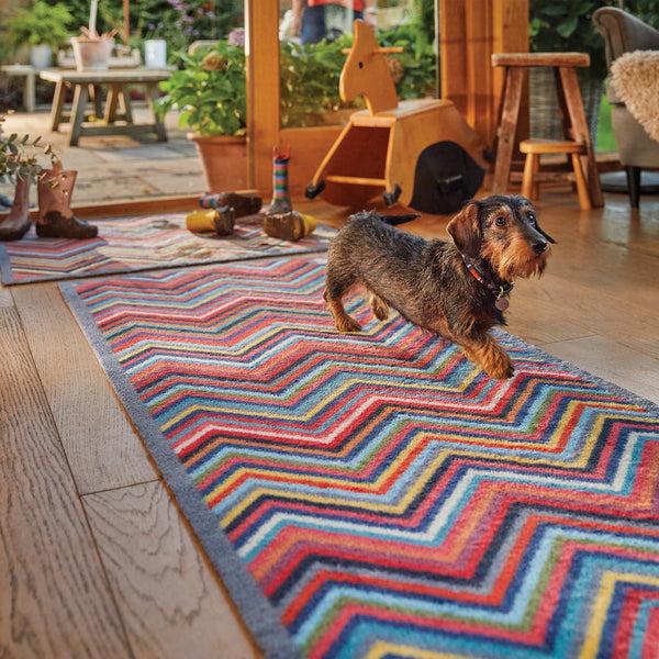 Hug Rug Chevron 1 Multicoloured Doormat