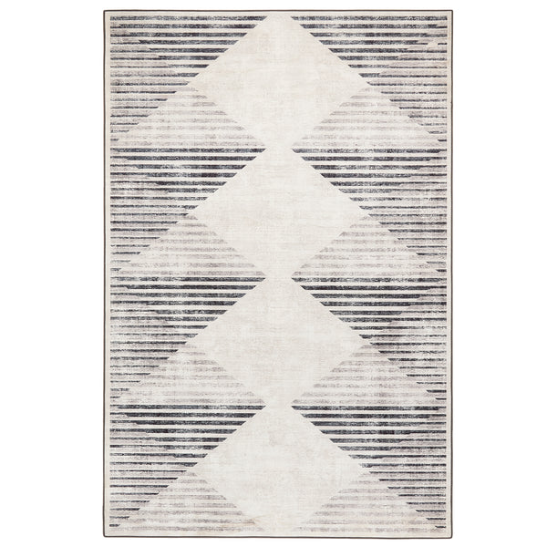hug rug Chevron Charcoal Eco-Washable Rug