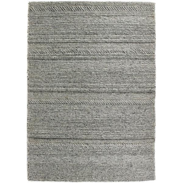 hug rug Chunky Knit Rug Grey/Natural
