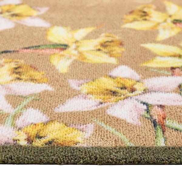 Hug Rug Daffodil Blooms Washable Doormat