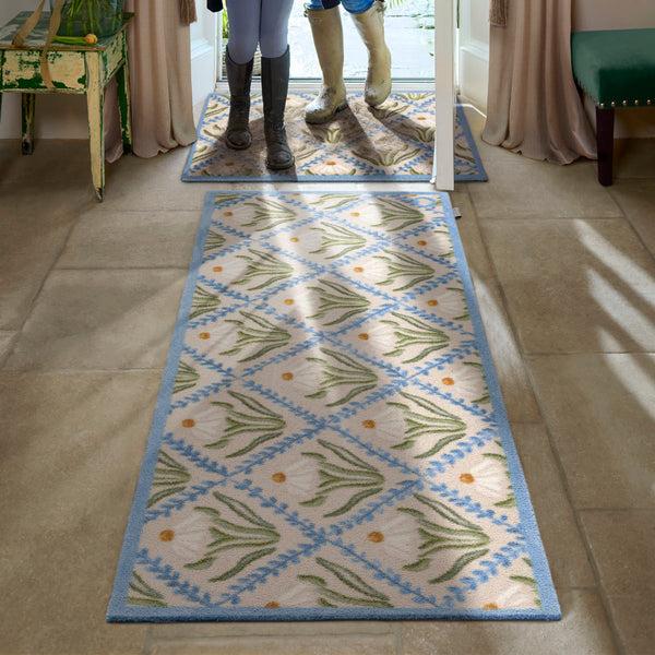 Hug Rug Daisy Trellis Washable Doormat