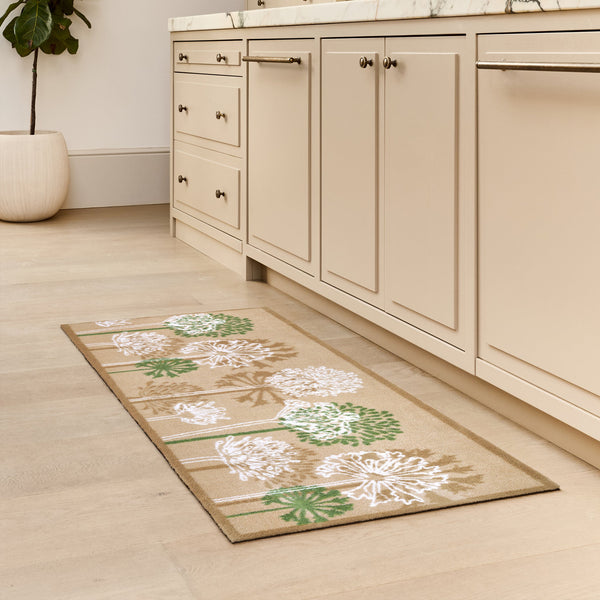 Hug Rug Dandelions Beige Washable Doormat