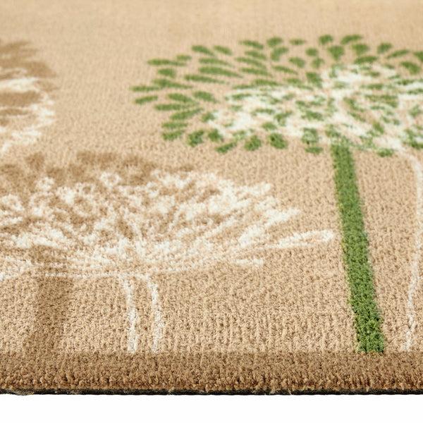 Hug Rug Dandelions Beige Washable Doormat