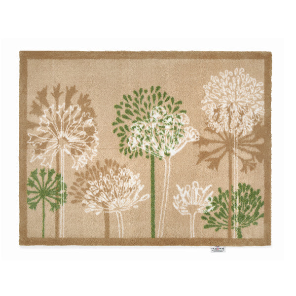 hug rug Dandelions Beige Washable Doormat
