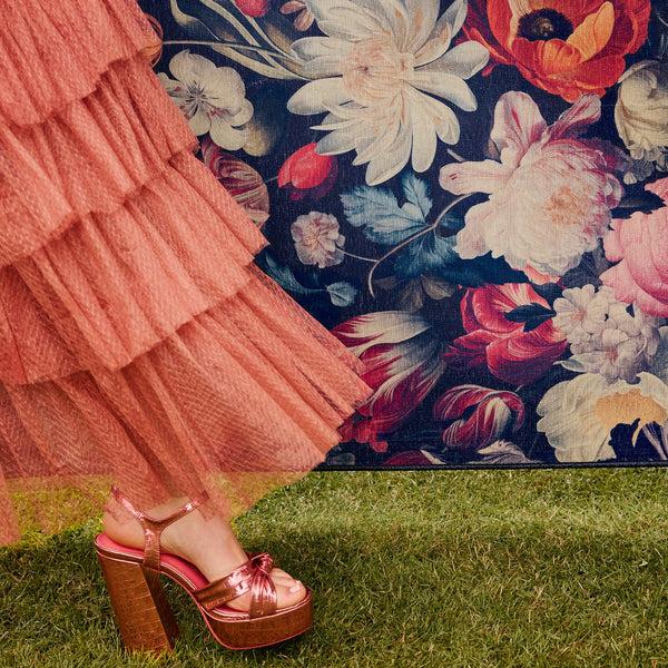 Hug Rug Dark Florals Eco-Washable Rug