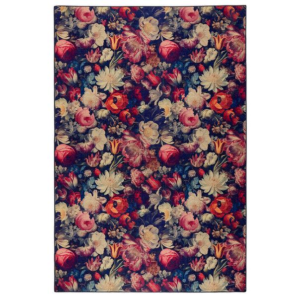 hug rug Dark Florals Eco-Washable Rug