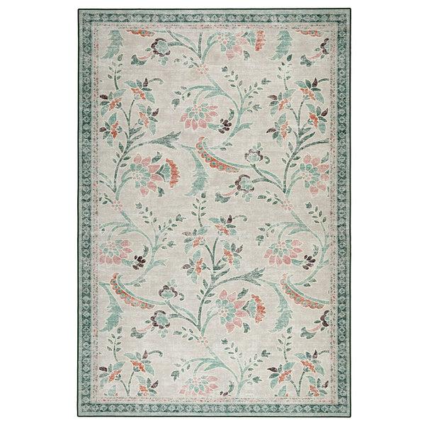 hug rug English Floral Eco-Washable Rug