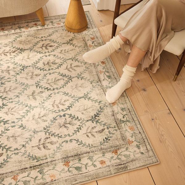 Hug Rug English Garden Eco-Washable Rug