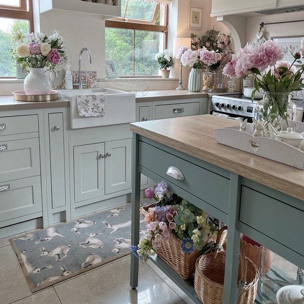 Hug Rug Farmhouse Hares Washable Doormat