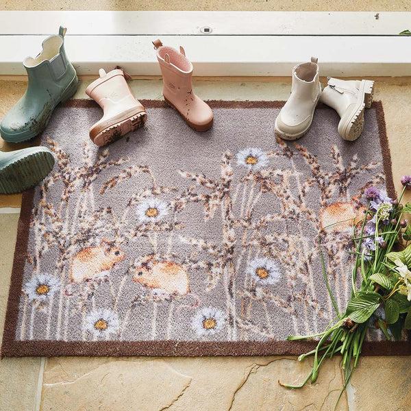 Hug Rug Field Mice 1 Washable Doormat