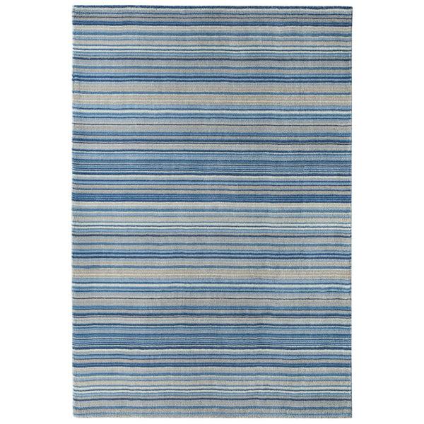 hug rug Fine Stripes Rug Blue/Beige