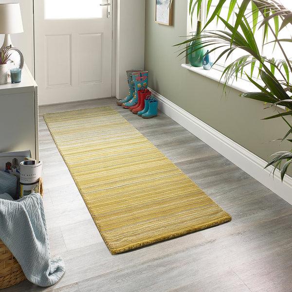 Hug Rug Fine Stripes Rug Ochre