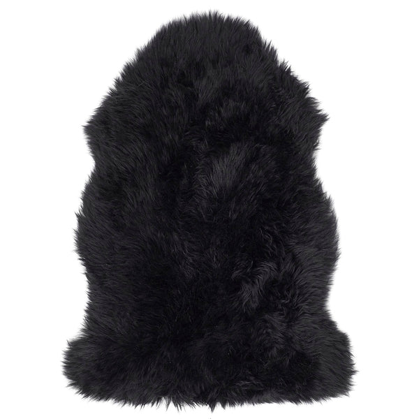 hug rug Genuine Sheepskin Rug Black