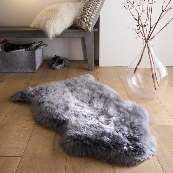 Hug Rug Genuine Sheepskin Rug Grey