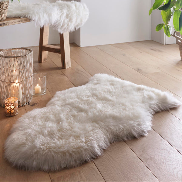 Hug Rug Genuine Sheepskin Rug Natural