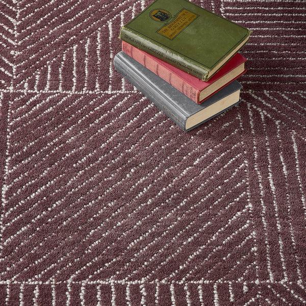 Hug Rug Geometric Rug Berry