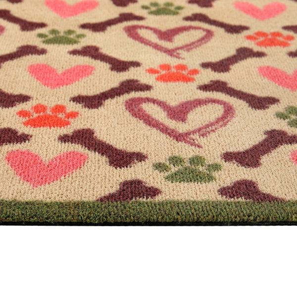Hug Rug Hearts & Bones Washable Doormat