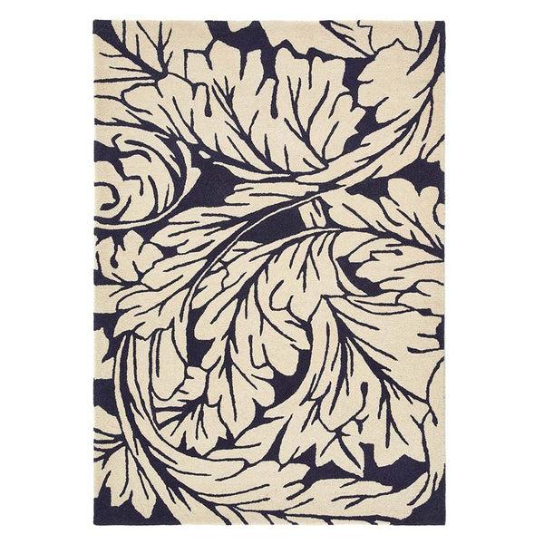 hug rug Heritage Floral 2 Rug Navy