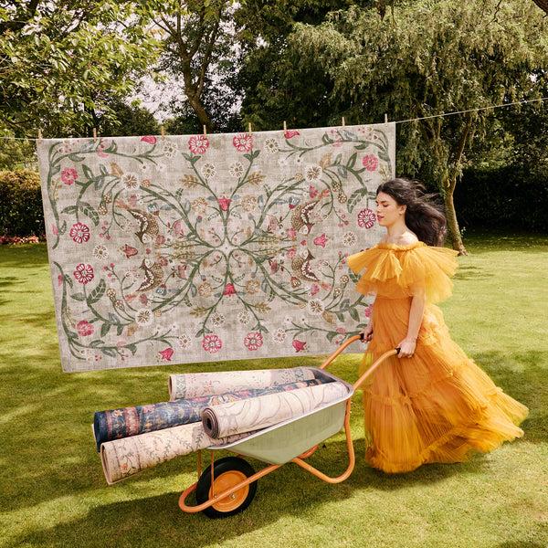 Hug Rug Heritage Garden Eco-Washable Rug