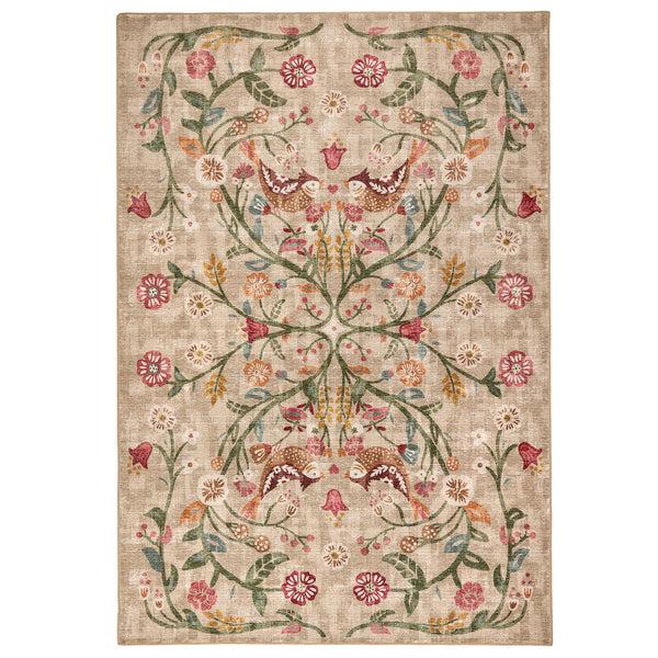 hug rug Heritage Garden Eco-Washable Rug