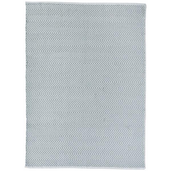 hug rug Herringbone Washable Rug Sky Grey