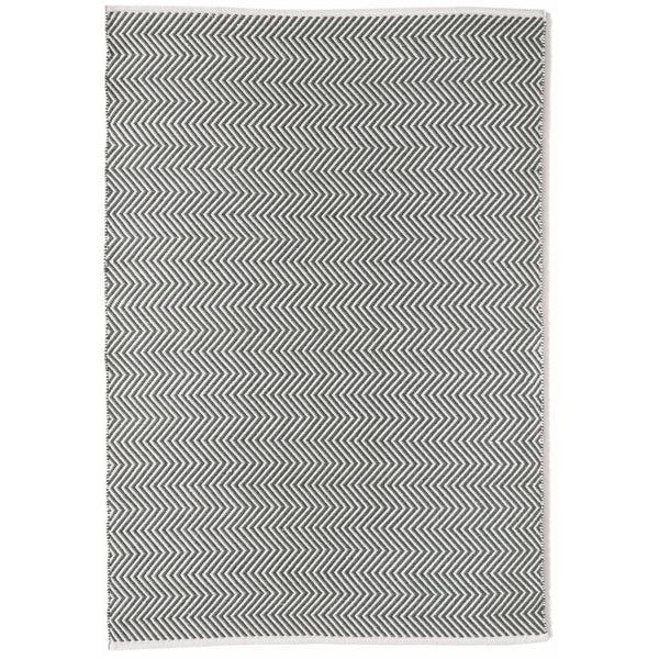 hug rug Herringbone Washable Rug Warm Grey