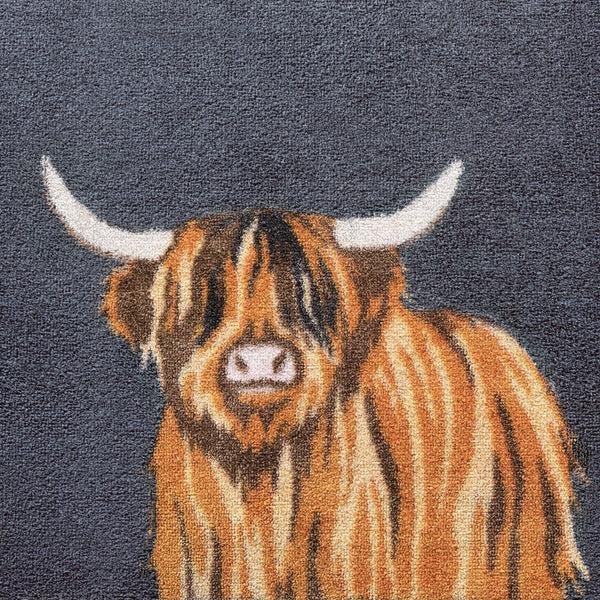 Hug Rug Highland Cow 1 Washable Doormat