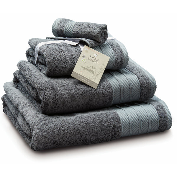 hug rug Hug Bamboo Bath Towels - Graphite