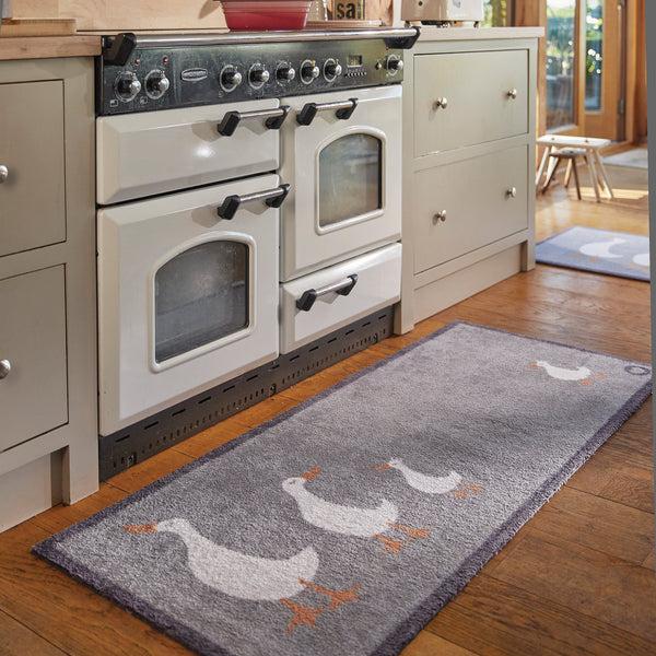 Hug Rug Kitchen 16 Grey Washable Doormat