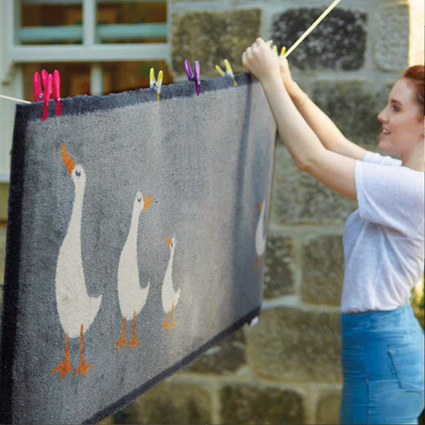 Hug Rug Kitchen 16 Grey Washable Doormat