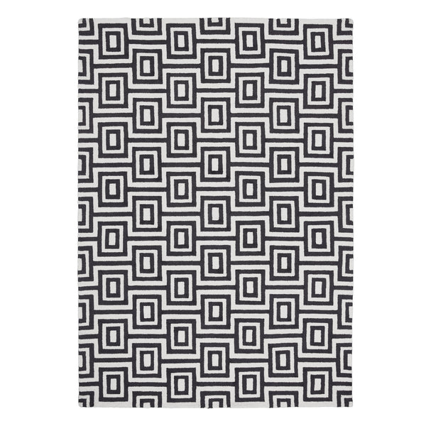 hug rug Labyrinth Rug Black/White