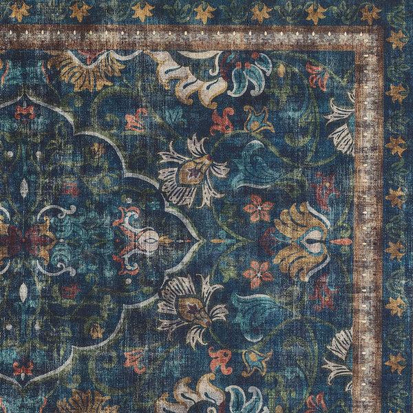 Hug Rug Midnight Paisley Eco-Washable Rug