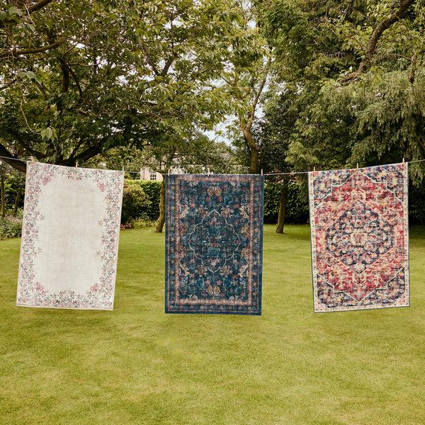 Hug Rug Midnight Paisley Eco-Washable Rug