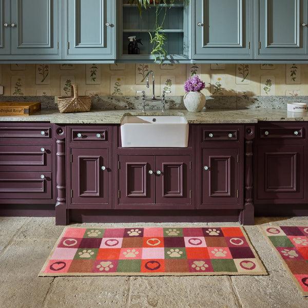 Hug Rug Patchwork Paws Washable Doormat