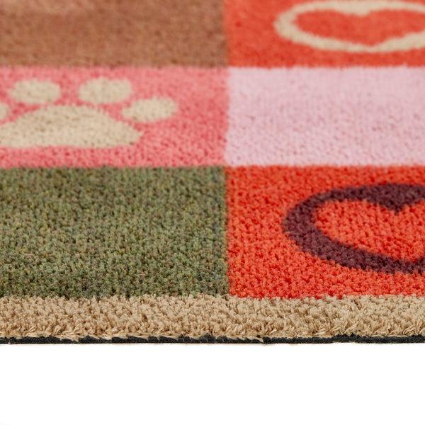 Hug Rug Patchwork Paws Washable Doormat