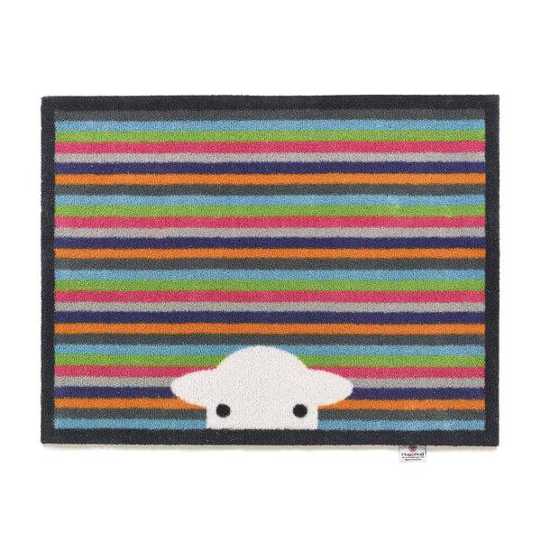 hug rug Peep Stripe Herdy Washable Doormat