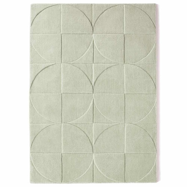 hug rug Penny Rug Eucalyptus