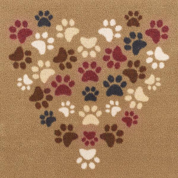 Hug Rug Pet 45 Paws Heart Washable Doormat