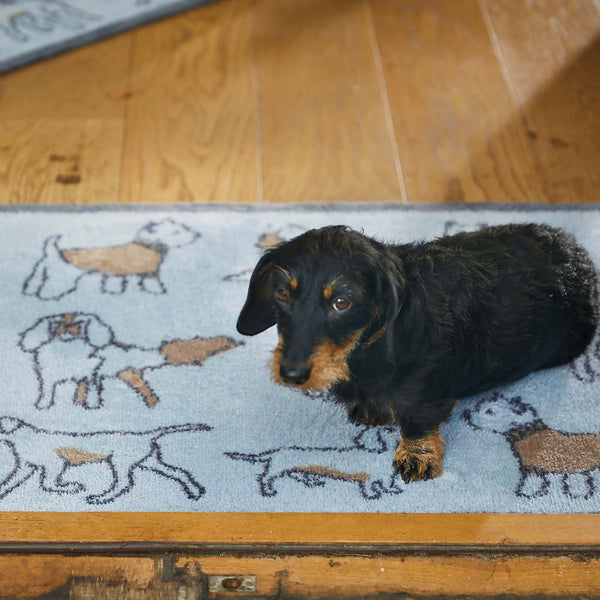 Hug Rug Pet 75 Dogs Blue Washable Doormat