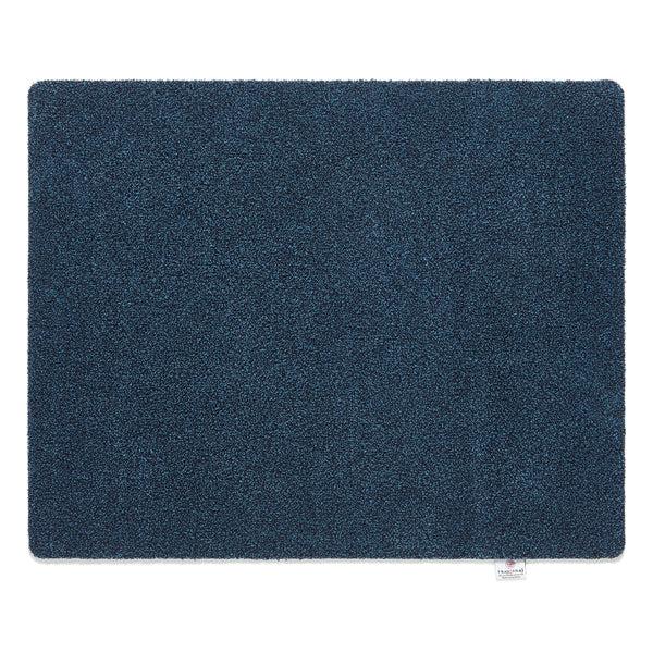 Hug Rug Plain Fleck - Indigo Washable Doormat
